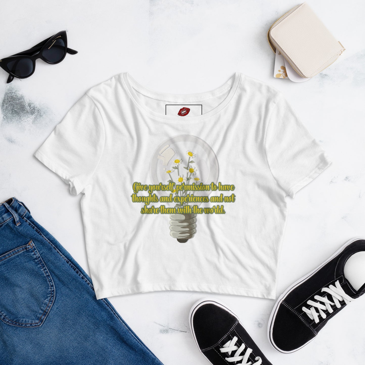 Lightbulb #1 Women’s Crop Tee