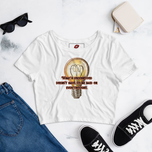 Lightbulb #3 Women’s Crop Tee