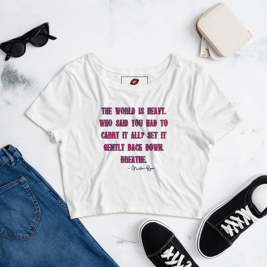 Nika's Prose Women’s Crop Tee