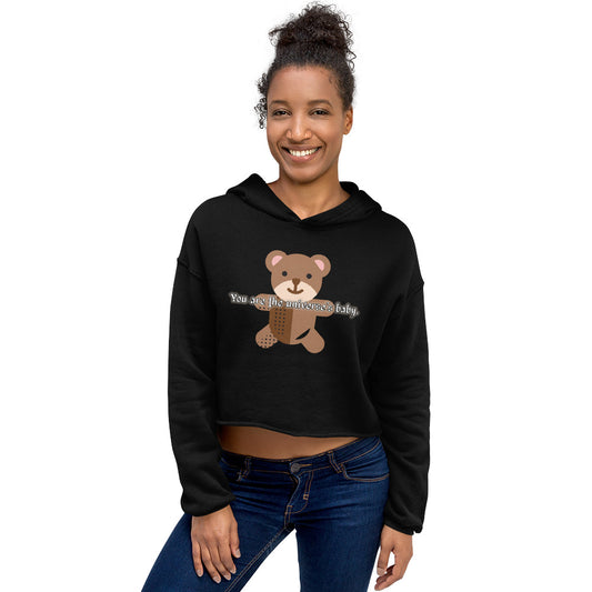 Teddy Crop Hoodie