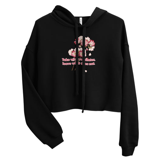 Pick Your Petals Crop Hoodie