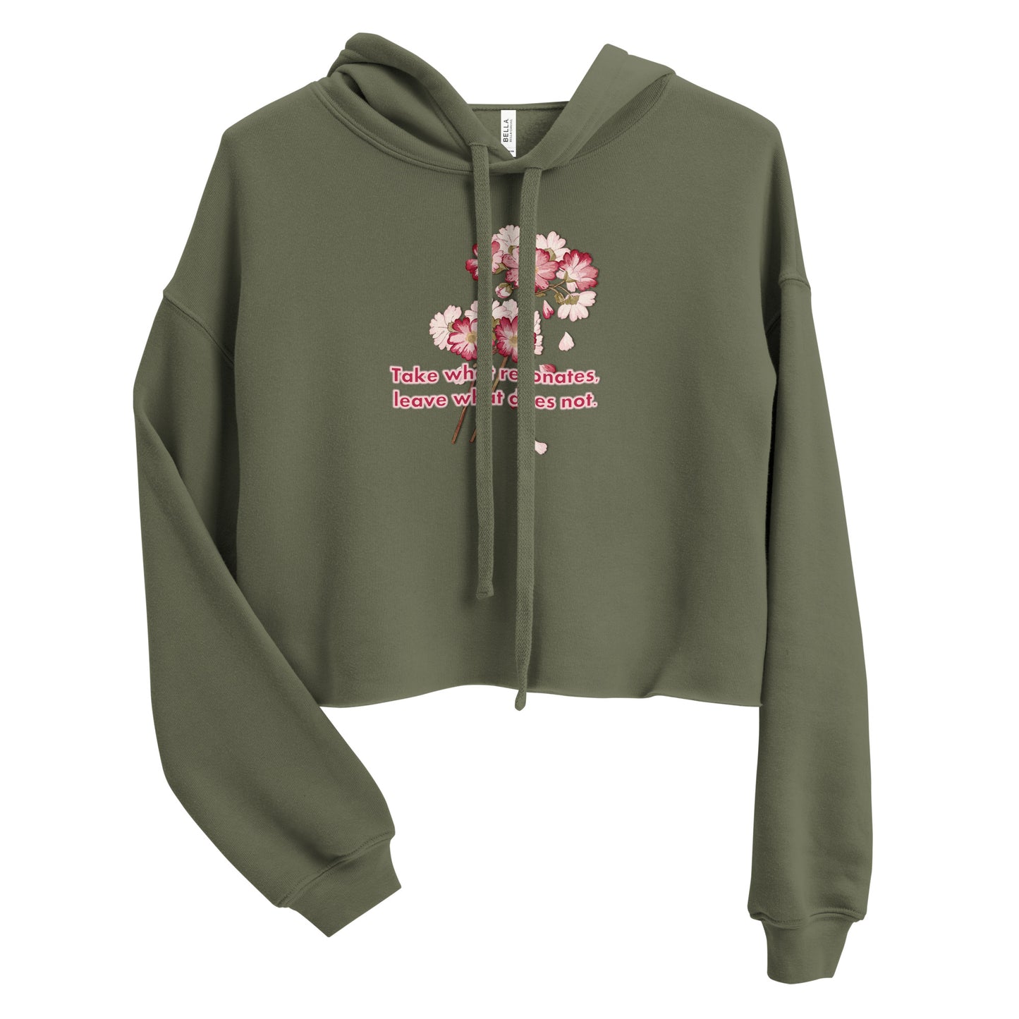 Pick Your Petals Crop Hoodie