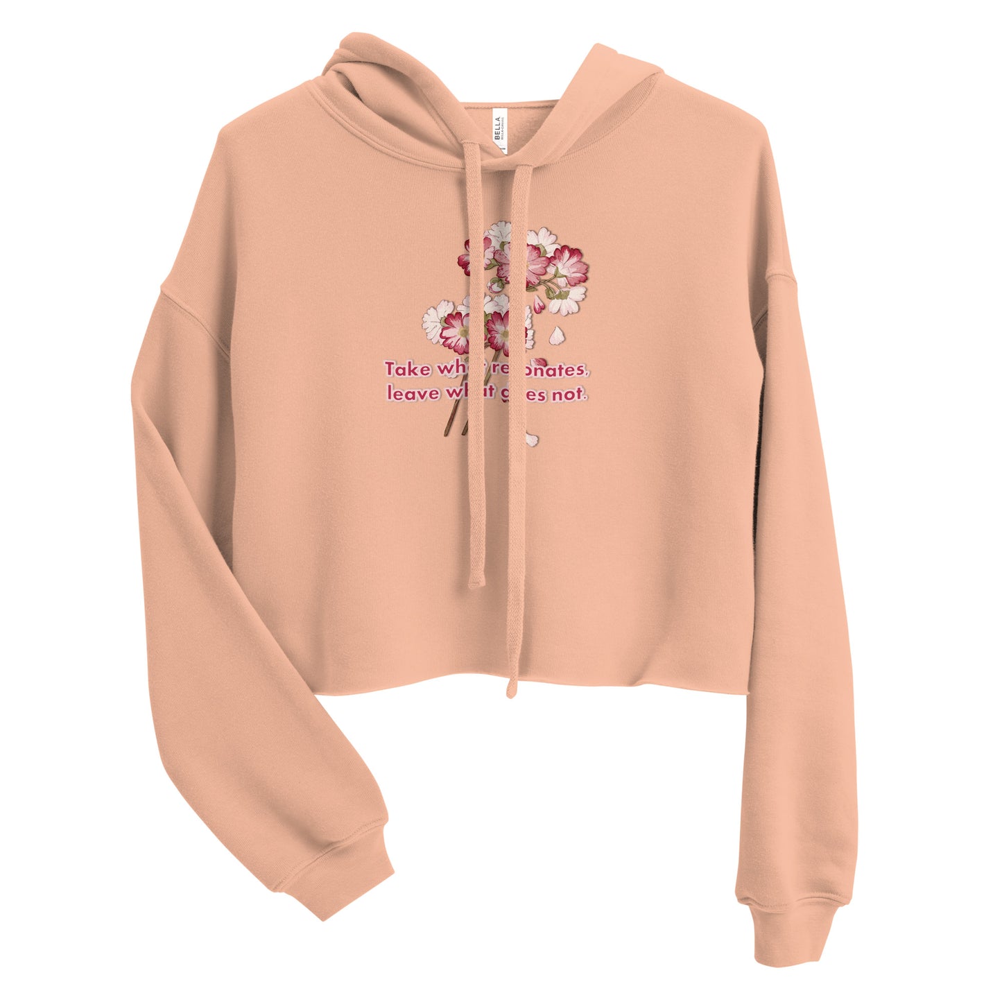 Pick Your Petals Crop Hoodie