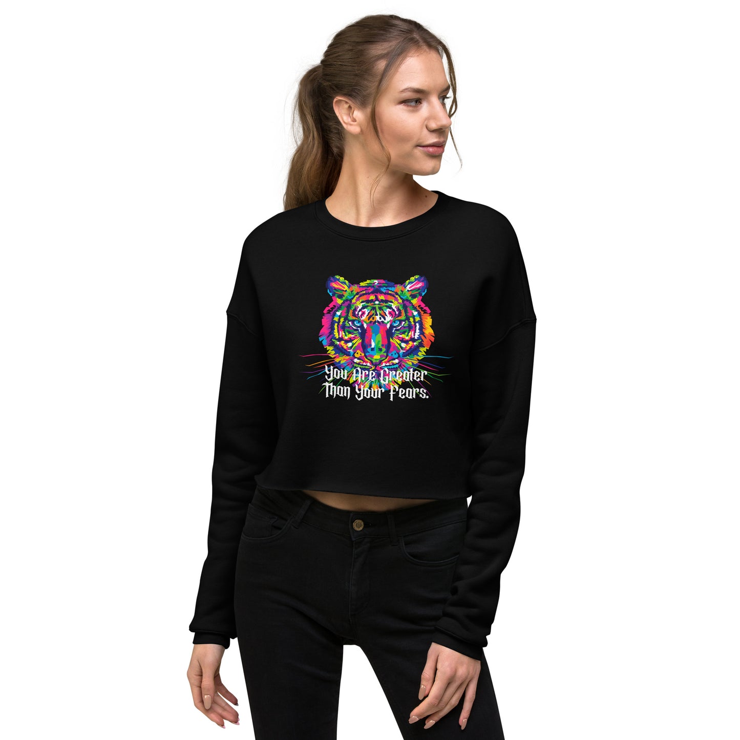 Tiger Crop Sweatshirt