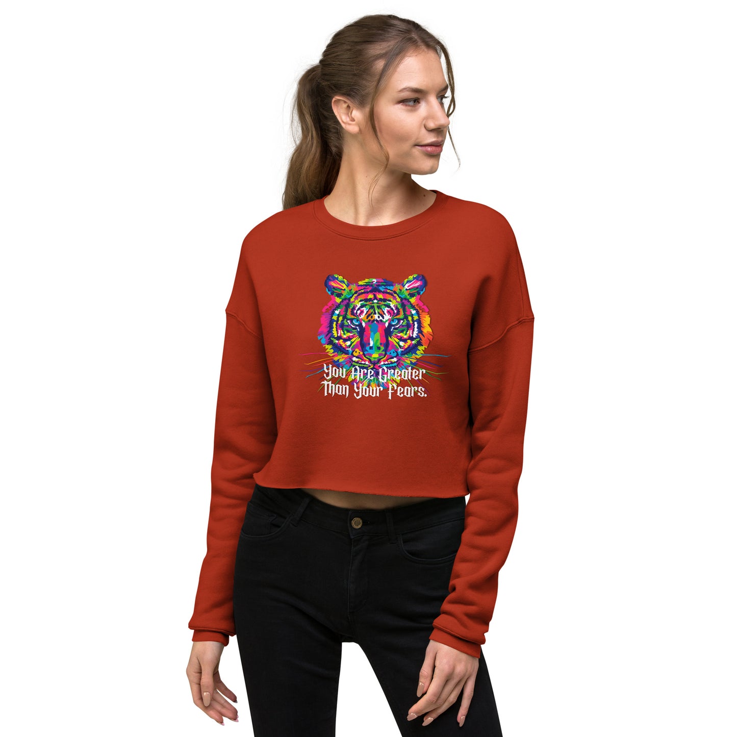 Tiger Crop Sweatshirt