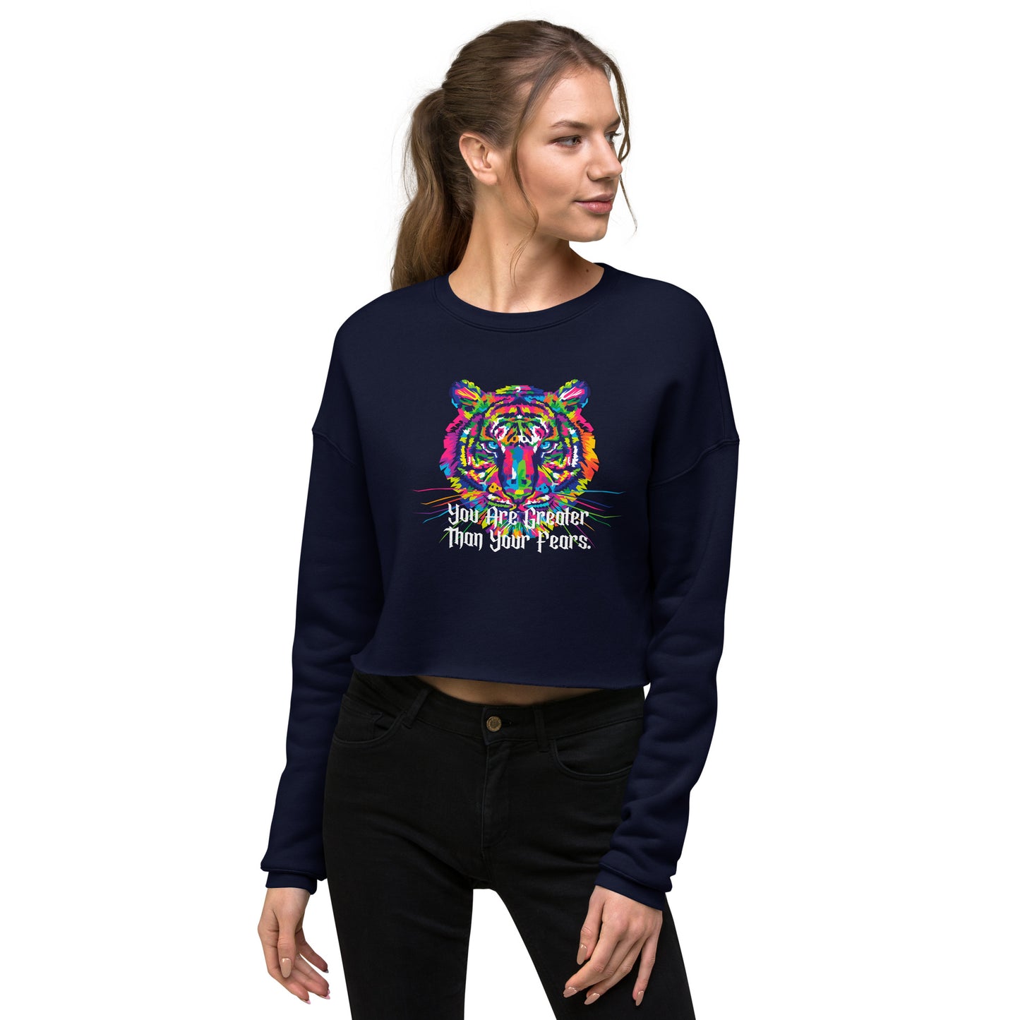 Tiger Crop Sweatshirt