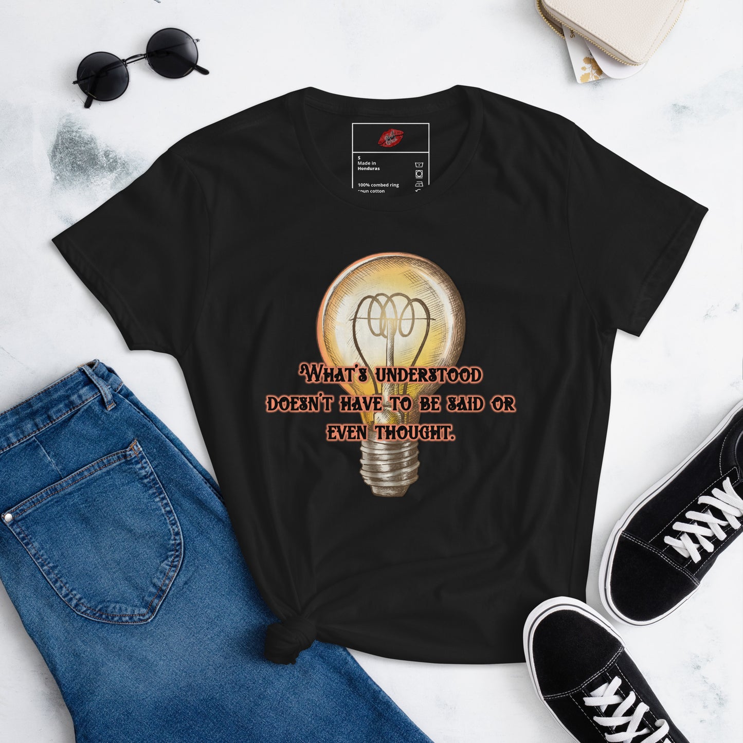 Lightbulb #3 Women's Fashion Fit Short Sleeve T-shirt