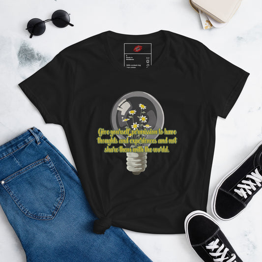 Lightbulb #1 Women's Fashion Fit Short Sleeve T-shirt