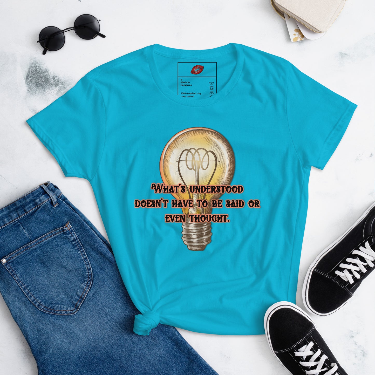 Lightbulb #3 Women's Fashion Fit Short Sleeve T-shirt