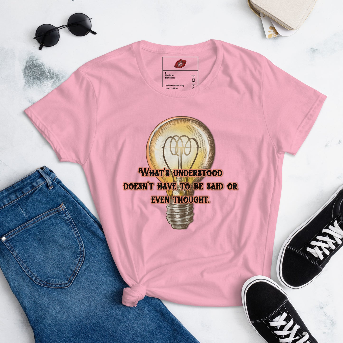 Lightbulb #3 Women's Fashion Fit Short Sleeve T-shirt