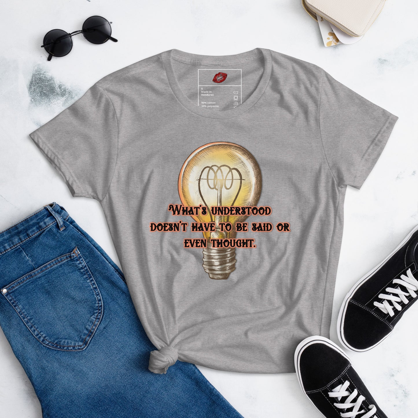 Lightbulb #3 Women's Fashion Fit Short Sleeve T-shirt