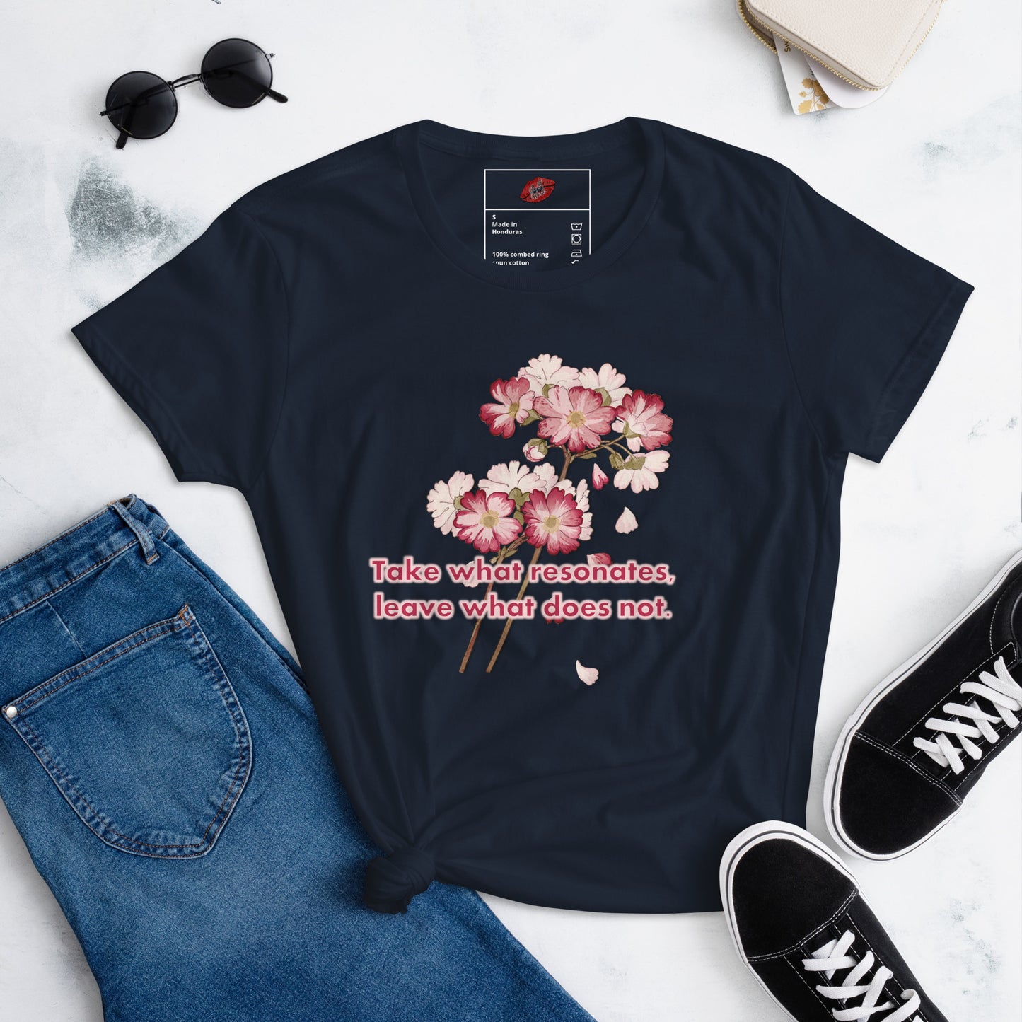 Pick Your Petals Women's Fashion Fit Short Sleeve T-shirt