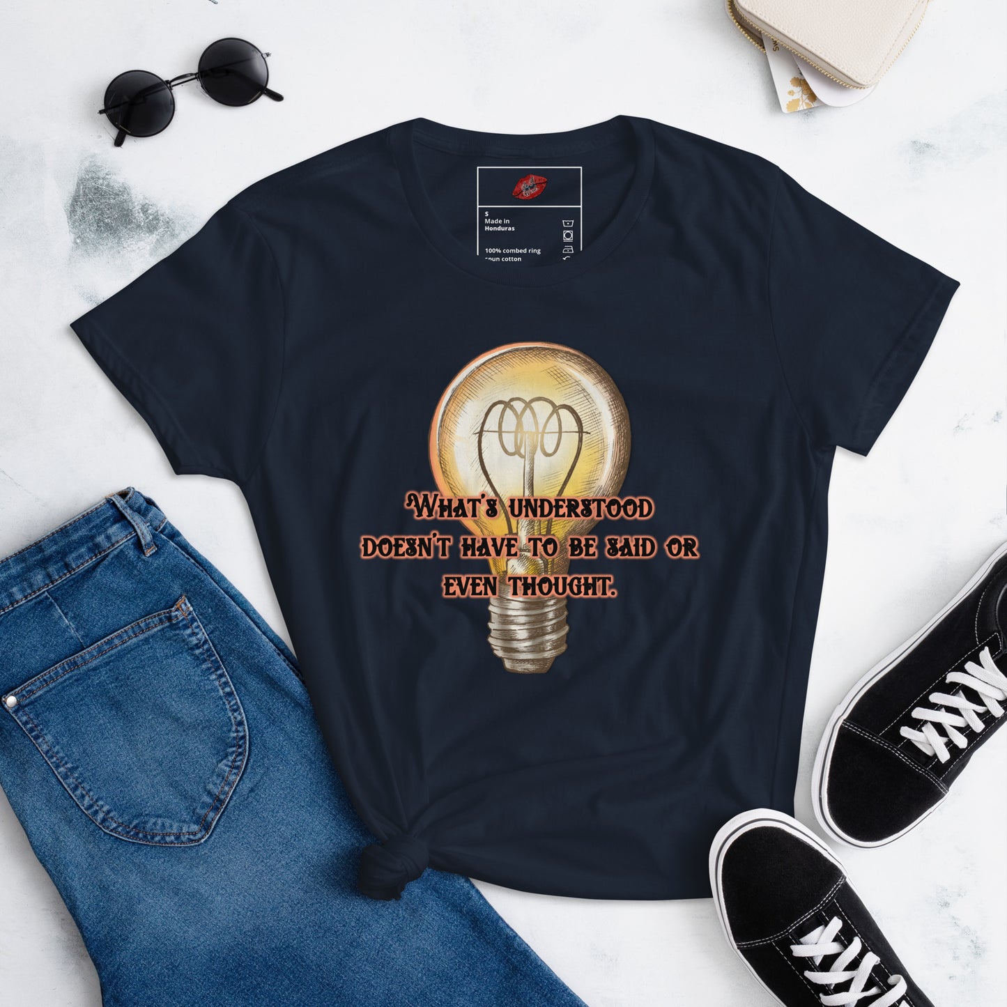 Lightbulb #3 Women's Fashion Fit Short Sleeve T-shirt