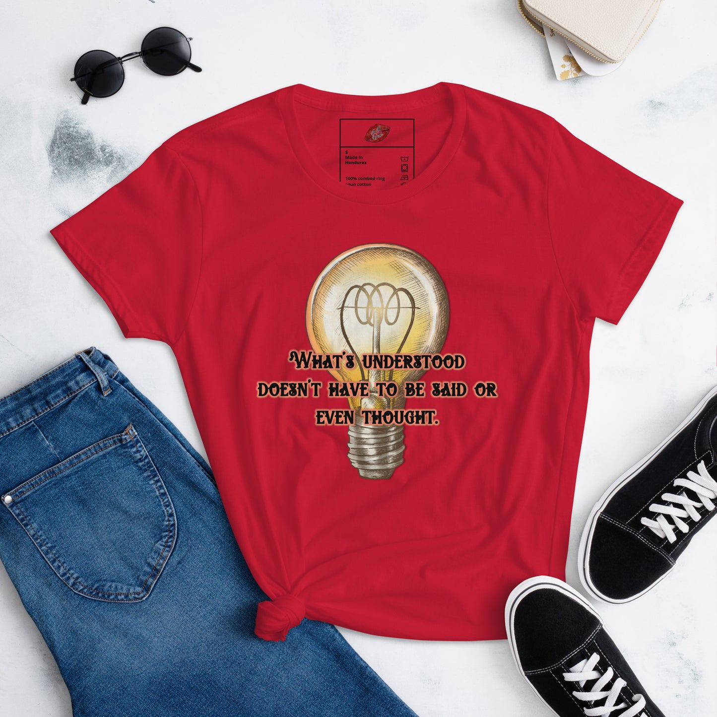 Lightbulb #3 Women's Fashion Fit Short Sleeve T-shirt