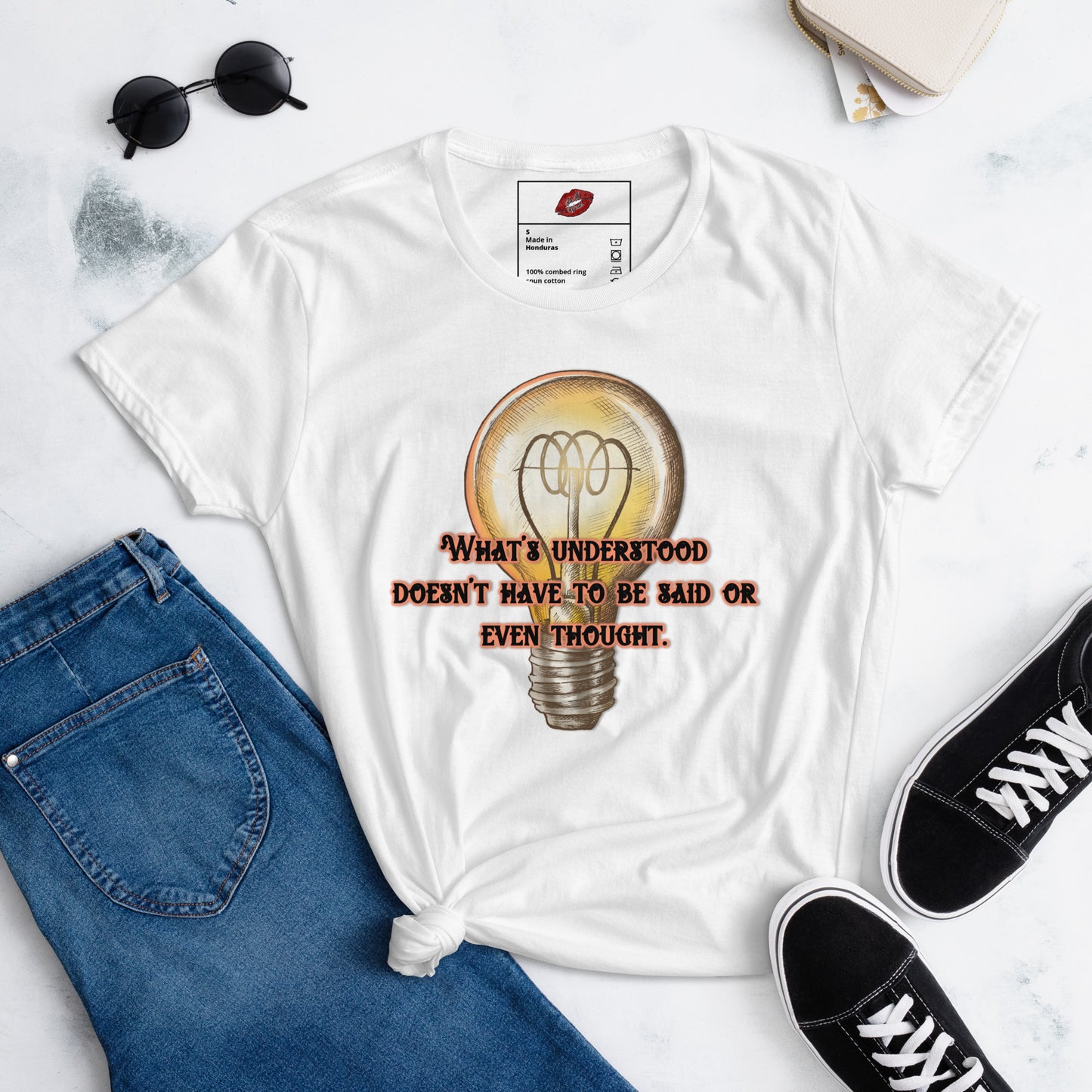 Lightbulb #3 Women's Fashion Fit Short Sleeve T-shirt